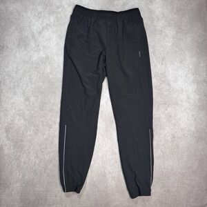 Skora Qwik Dry Jogger Pants Mens Medium Black Elastic Waist Ankle